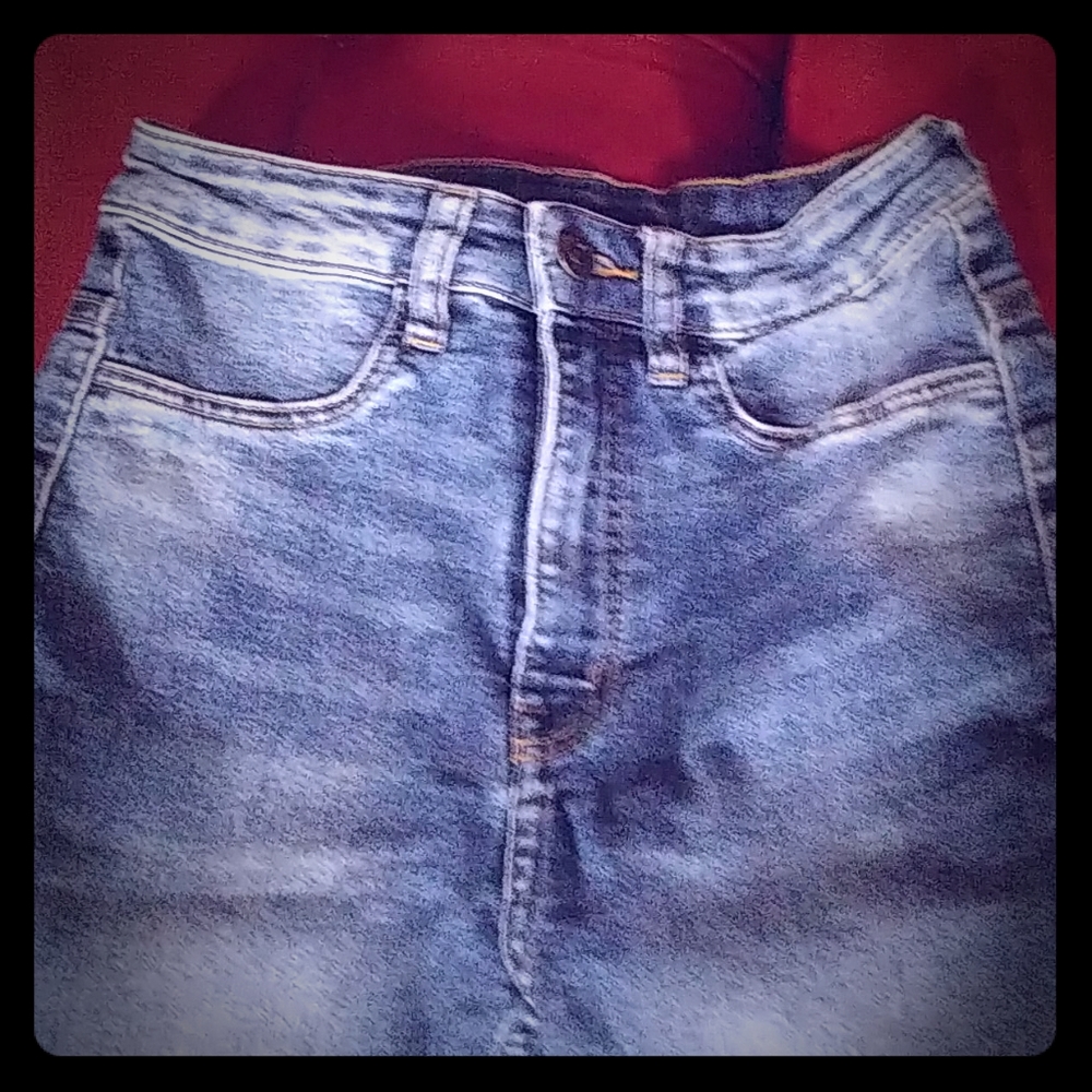 H&M Divided Jeans Womens Size 4 Dark Blue Denim